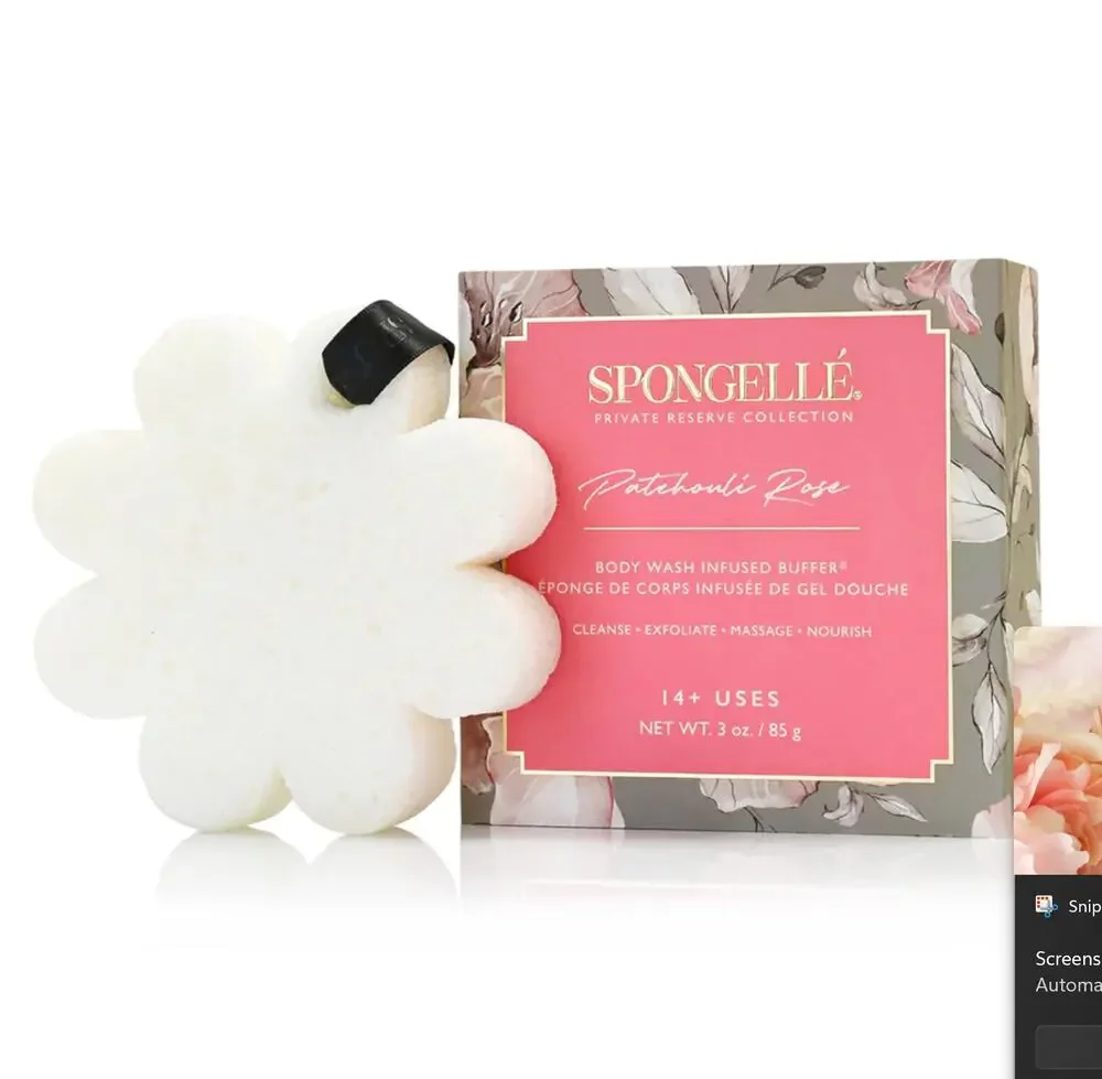 Spongellé Patchouli Rose Body Wash Infused Buffer – Private Reserve NWT